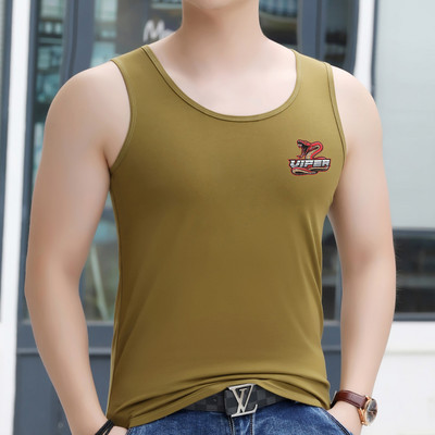 Мъжки потник с щампа в различни цветове 