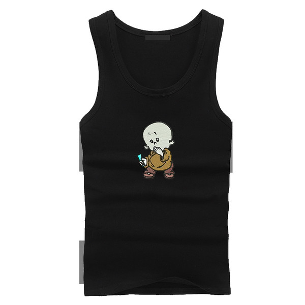 Βαμβακερό φανελάκι με έγχρωμη εκτύπωση