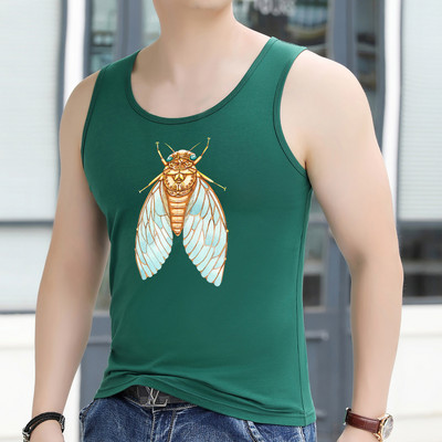 Ανδρικό φανελάκι με στάμπα - πολλά χρώματα