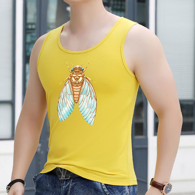 Ανδρικό φανελάκι με στάμπα - πολλά χρώματα