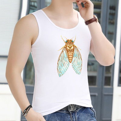 Ανδρικό φανελάκι με στάμπα - πολλά χρώματα