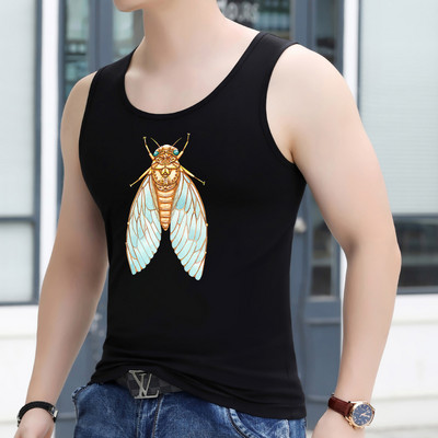 Ανδρικό φανελάκι με στάμπα - πολλά χρώματα