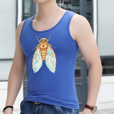 Ανδρικό φανελάκι με στάμπα - πολλά χρώματα