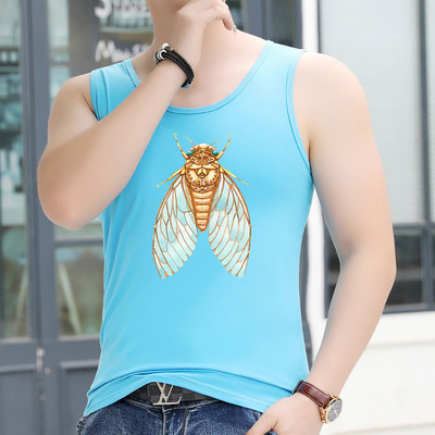 Ανδρικό φανελάκι με στάμπα - πολλά χρώματα