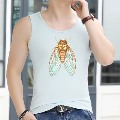 Ανδρικό φανελάκι με στάμπα - πολλά χρώματα