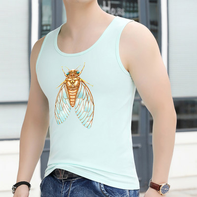 Ανδρικό φανελάκι με στάμπα - πολλά χρώματα