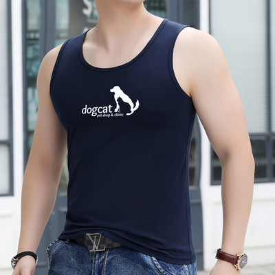 Új modell férfi testreszabott felső, nyomattal