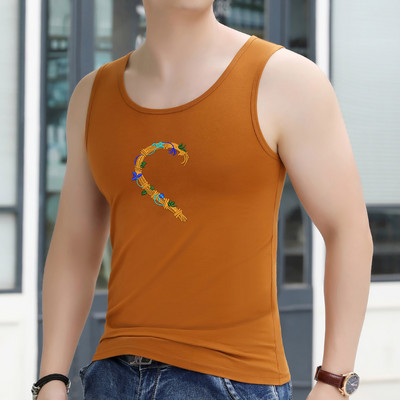 Férfi felső, színes hímzéssel