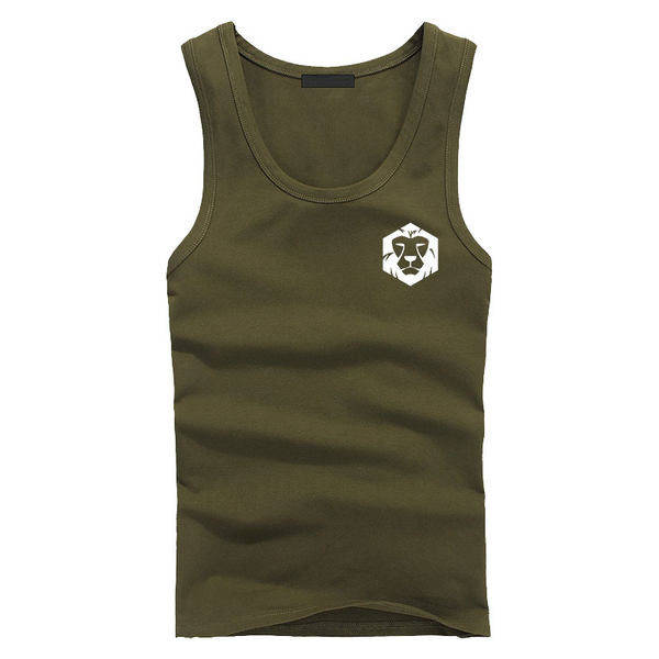 Ανδρικό αθλητικό φανελάκι με στρογγυλή λαιμόκοψη - πολλά χρώματα