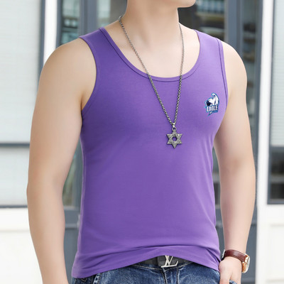 Ανδρικό φανελάκι με στρογγυλή λαιμόκοψη - πολλά χρώματα