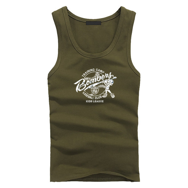 Meeste puuvillane topp sportimiseks ja igapäevaeluks