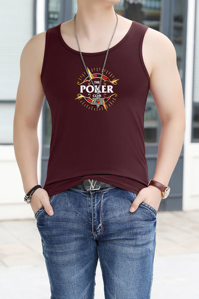 Мъжки потник с апликация - в няколко цвята