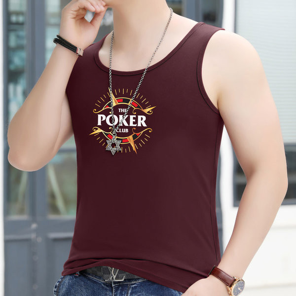 Мъжки потник с апликация - в няколко цвята