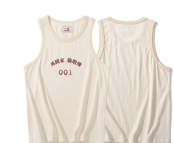 Ümara kaelusega vabaaja meeste topp – retro stiilis