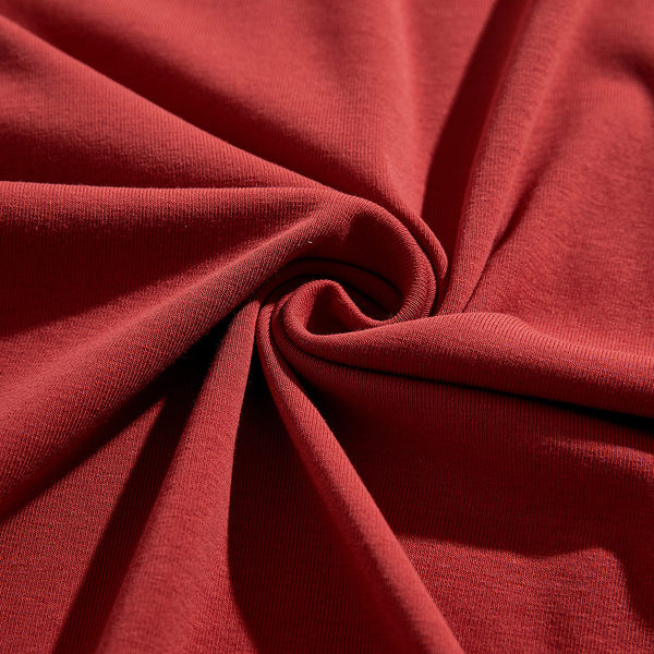 Βαμβακερό φανελάκι με φαρδιές τιράντες σε μπορντώ χρώμα