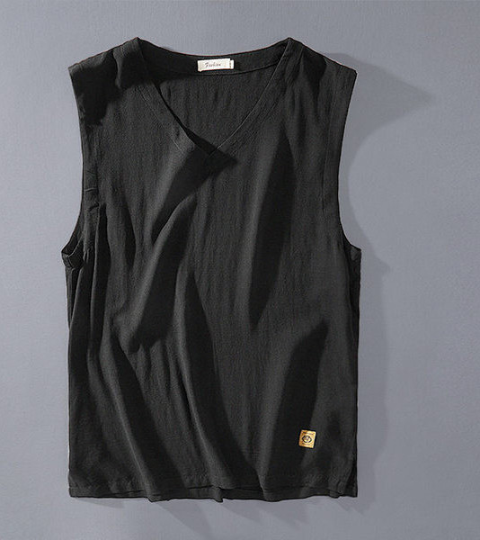 Ανδρικό φανελάκι με λαιμόκοψη 