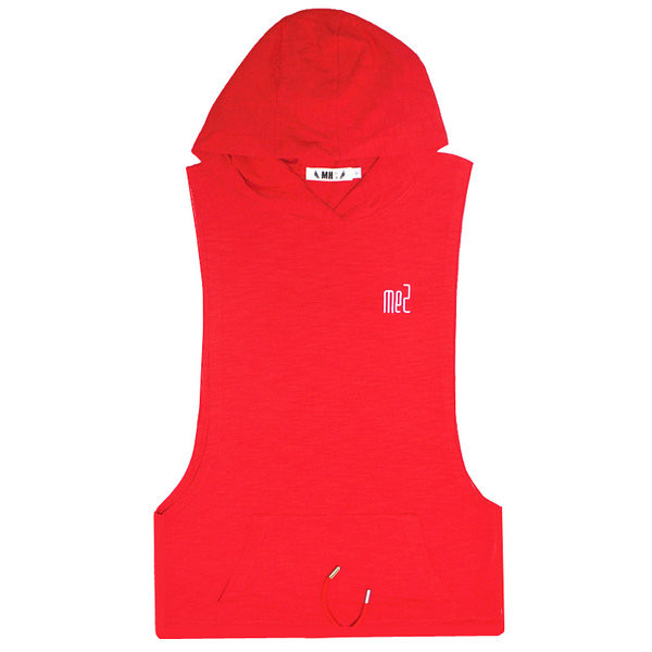 Férfi felső, kapucnival és felirattal