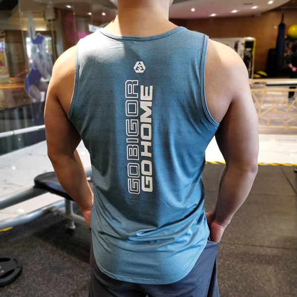 Gyorsan száradó anyagból készült férfi felső - sportoláshoz