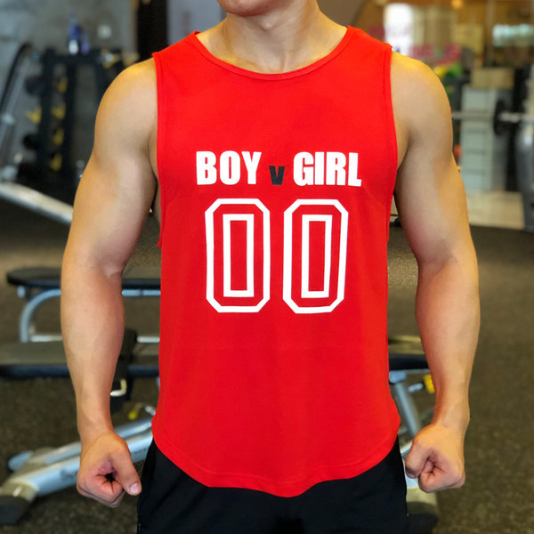 Muška majica bez rukava sa natpisom u četiri boje