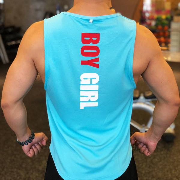 Muška majica bez rukava sa natpisom u četiri boje