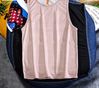 Alkalmi férfi felső ovális nyakkivágással