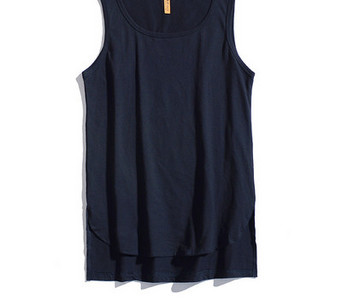 Alkalmi férfi felső ovális nyakkivágással