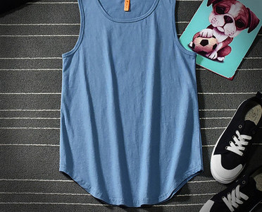 Férfi felső, kerek nyakkivágással, több színben