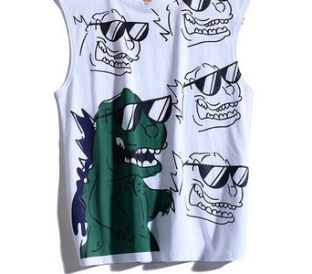 Meeste igapäevane sporditank aplikatsiooni ja pealdisega