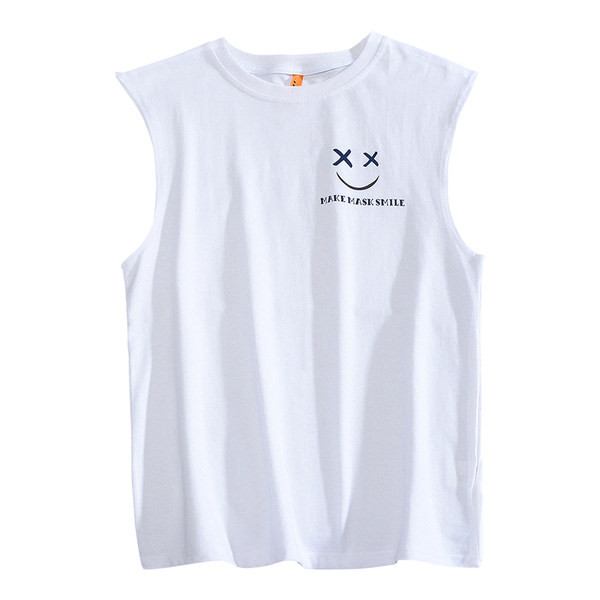 Meeste igapäevane sporditank aplikatsiooni ja pealdisega