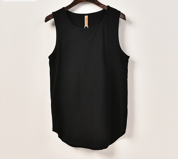 Muška majica bez rukava s okruglim izrezom - različite boje