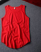 Férfi egyszínű felső, kerek nyakkivágással - sportoláshoz alkalmas