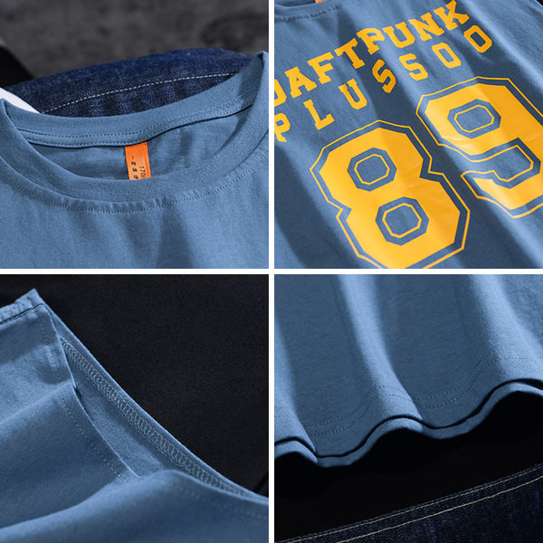 Feliratos férfi felső