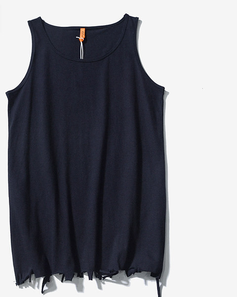 Ανδρικό μονόχρωμο φανελάκι με στρογγυλή λαιμόκοψη