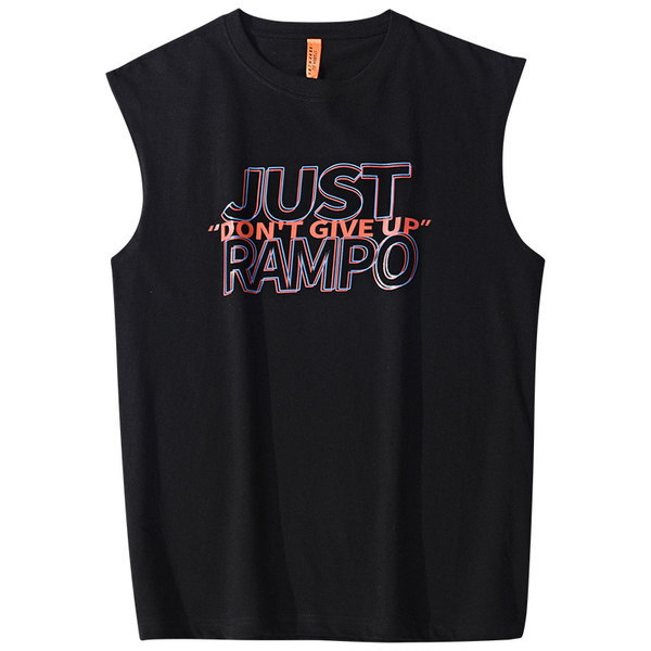 Meeste topist tasuta mudel teksti ja ovaalse kaelusega