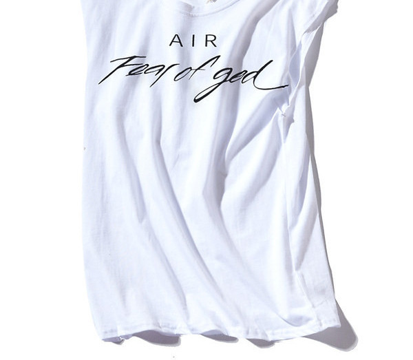 Dnevna majica bez rukava s ovalnim izrezom i natpisom za muškarce