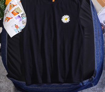 Ανδρικό φανελάκι με κέντημα μαργαρίτα