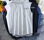 Neljas värvitoonis lipsude ja kapuutsiga meeste topp