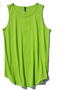 Egyszínű pamut felsőrész férfiaknak