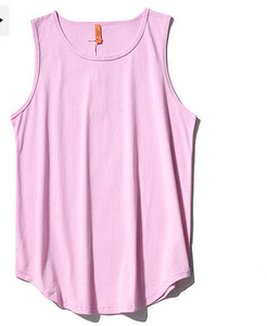 Egyszínű pamut felsőrész férfiaknak