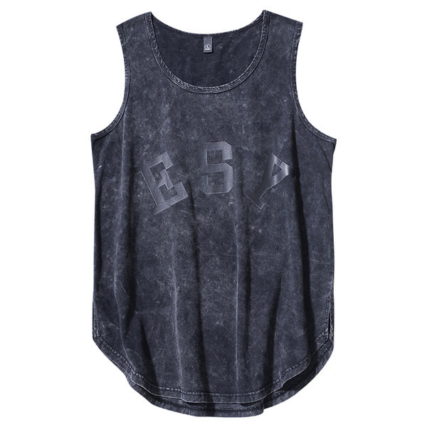 Széles modell ovális nyakkivágással és felirattal férfiaknak