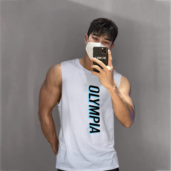 Meeste topp kirjaga - sobib fitnessiks