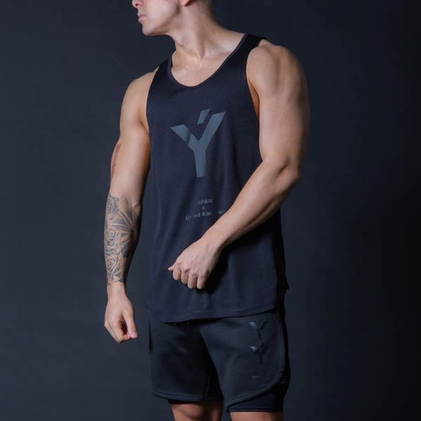 Muška sportska majica bez rukava s okruglim izrezom - više boja