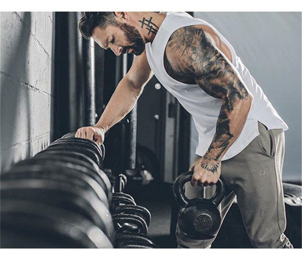 Dugačka sportska majica bez rukava za fitness trening