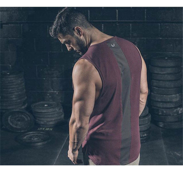 Dugačka sportska majica bez rukava za fitness trening