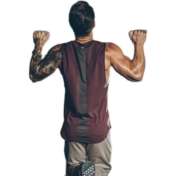 Dugačka sportska majica bez rukava za fitness trening