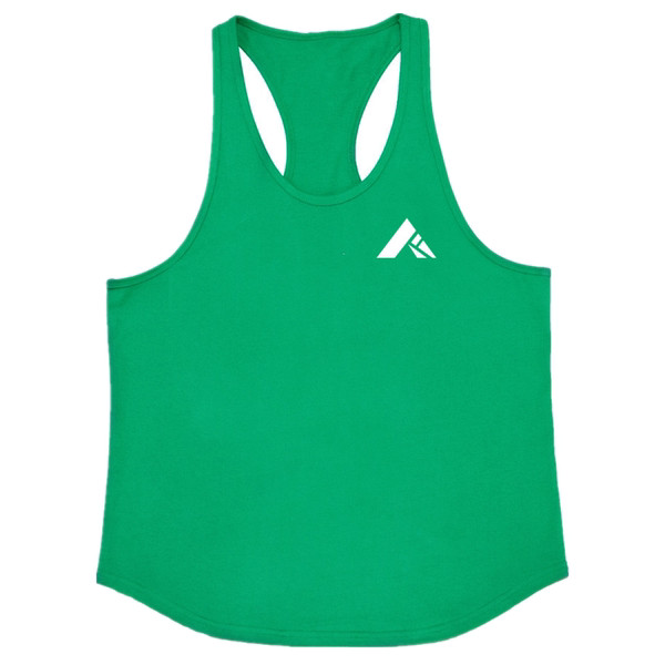 Φαρδύ ανδρικό φανελάκι με στάμπα για γυμναστική