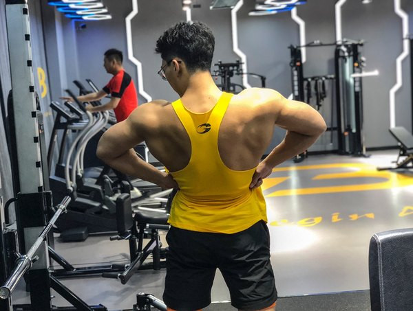 Új modell pamut férfi felső, felirattal