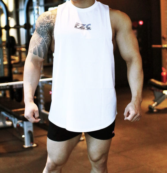 Férfi felső felirattal - sportolásra alkalmas