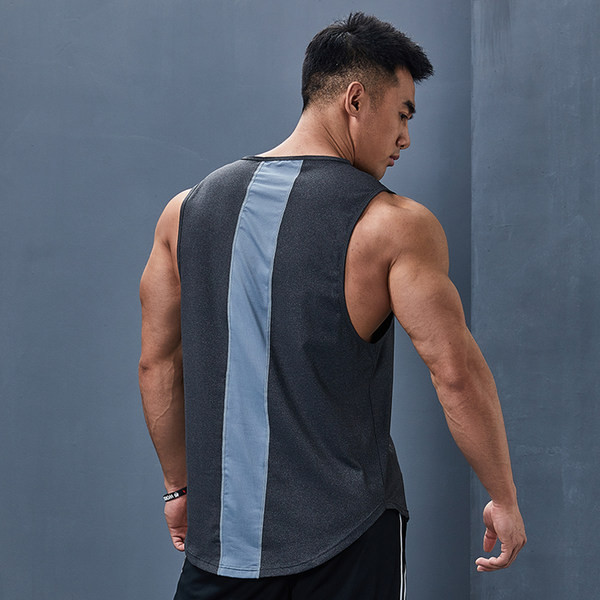 Ανδρικό φανελάκι casual με οβάλ λαιμόκοψη - καθαρό μοντέλο