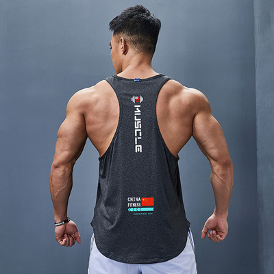 Pamučni sportski izrezani model bez rukava